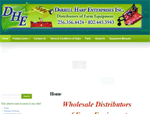 Tablet Screenshot of darrellharpenterprises.com